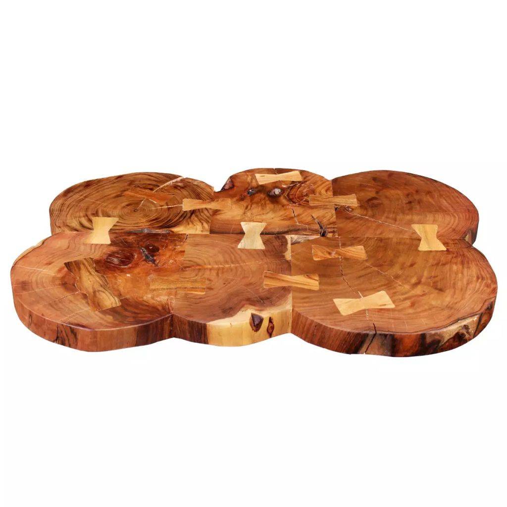 Helloshop26 - Table haute mange debout bar bistrot bois d'acacia massif 110 cm - Image 6