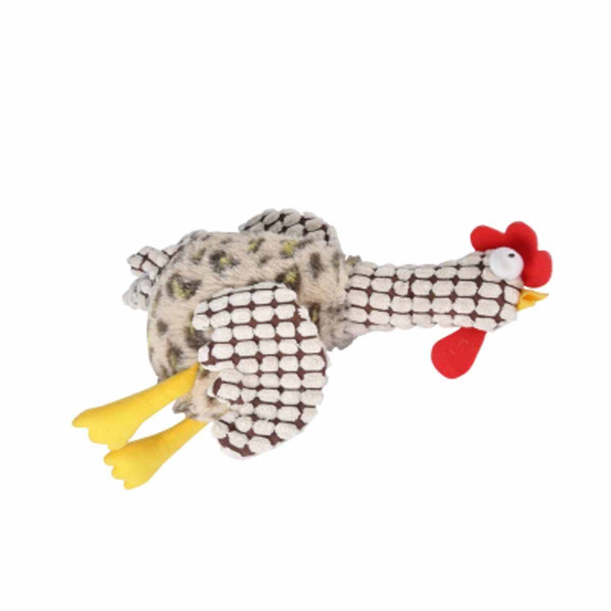 Love Story - Peluche pour Chien "Coq" 30cm Marron & Blanc - Image 1