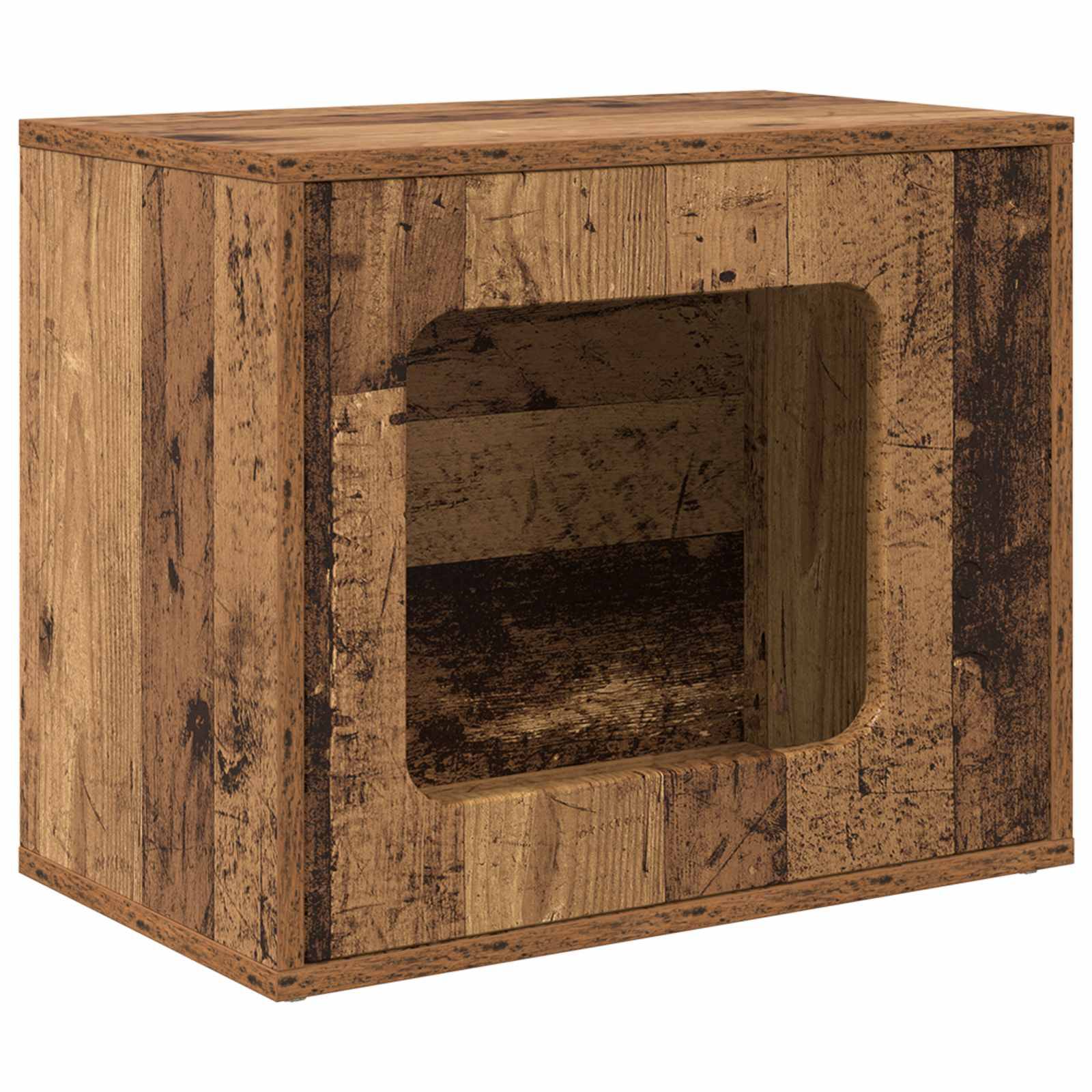 Vidaxl - Maison pour chat Bois ancien 51 x 30 x 42,5 cm vidaXL 8000651 - Image 2