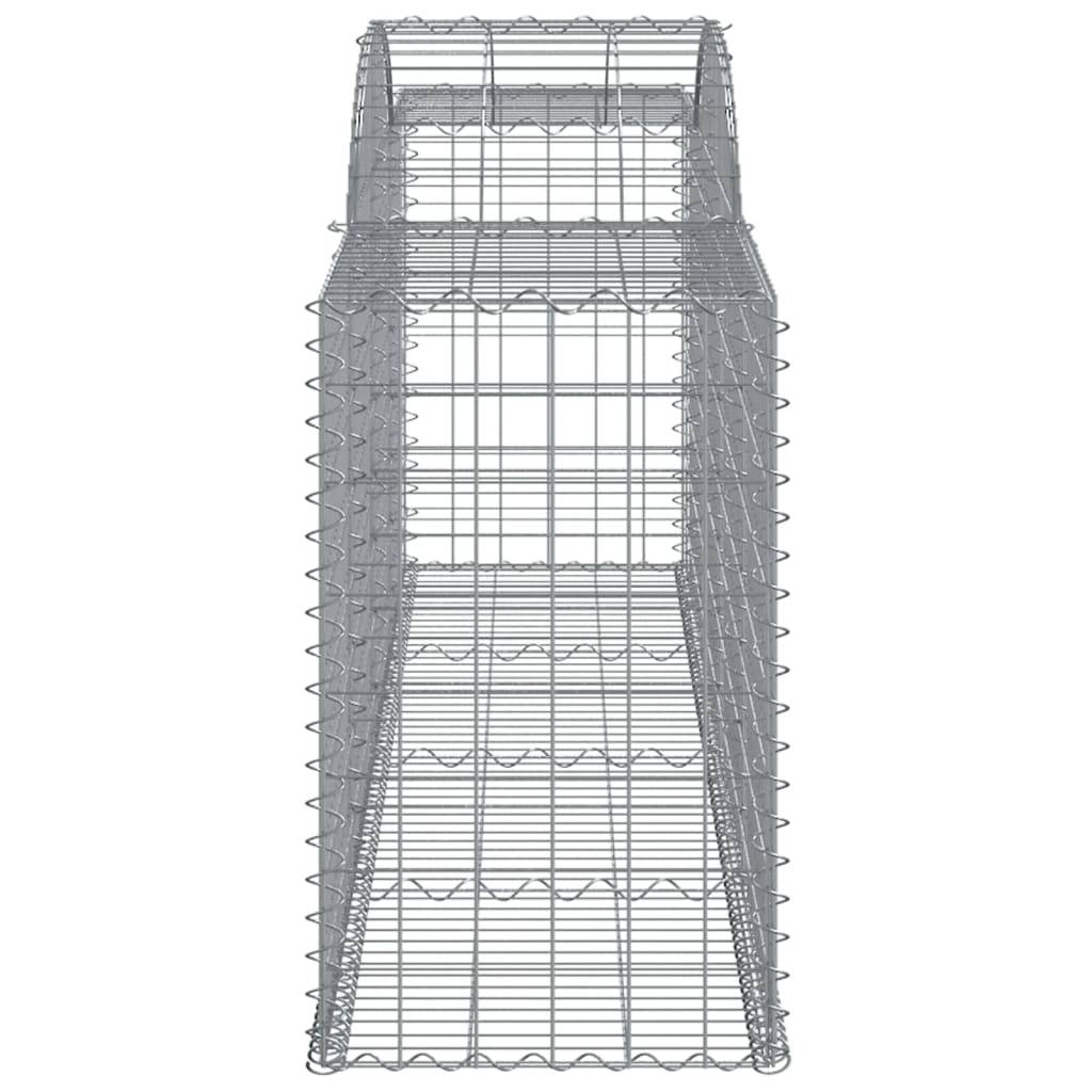 Vidaxl - Panier de gabions arqué 300x50x80/100 cm Fer galvanisé vidaXL 153514 - Image 5