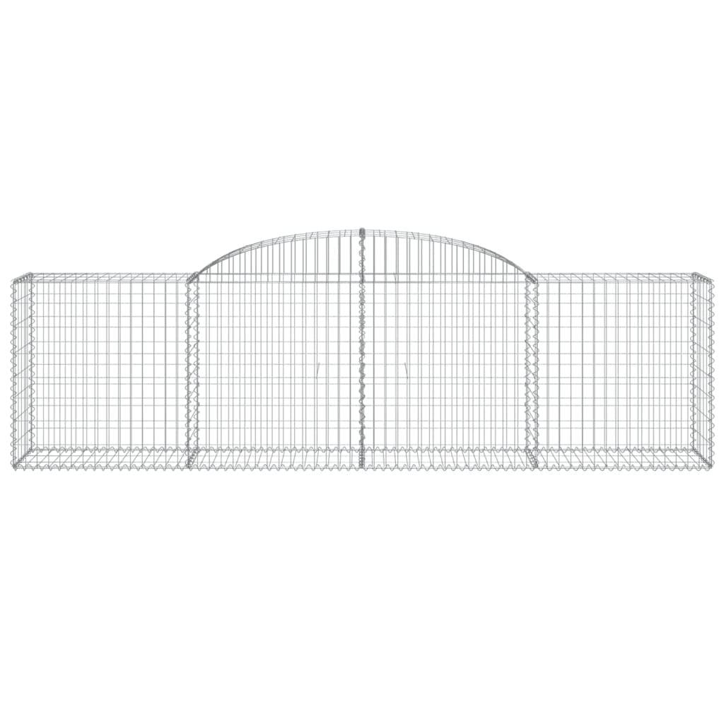 Vidaxl - Panier de gabions arqué 300x50x80/100 cm Fer galvanisé vidaXL 153514 - Image 4