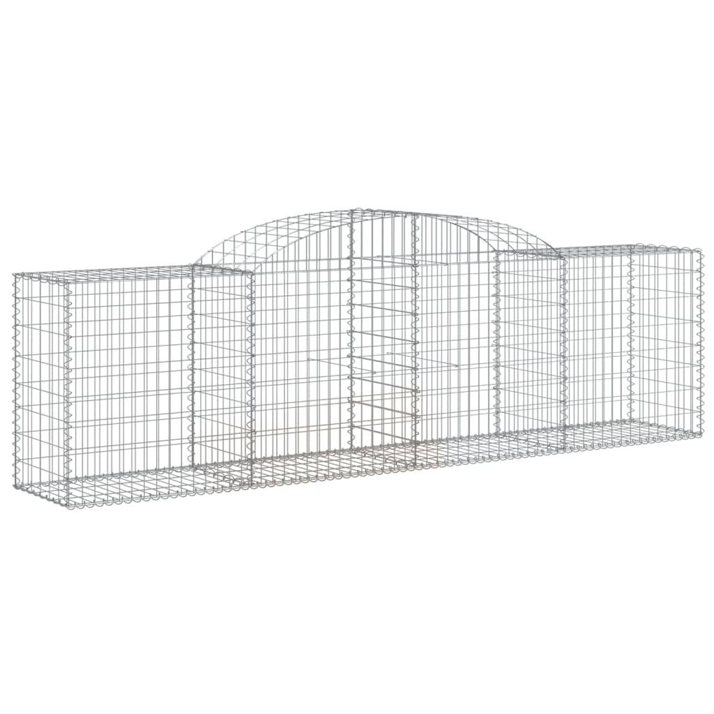 Vidaxl - Panier de gabions arqué 300x50x80/100 cm Fer galvanisé vidaXL 153514 - Image 2