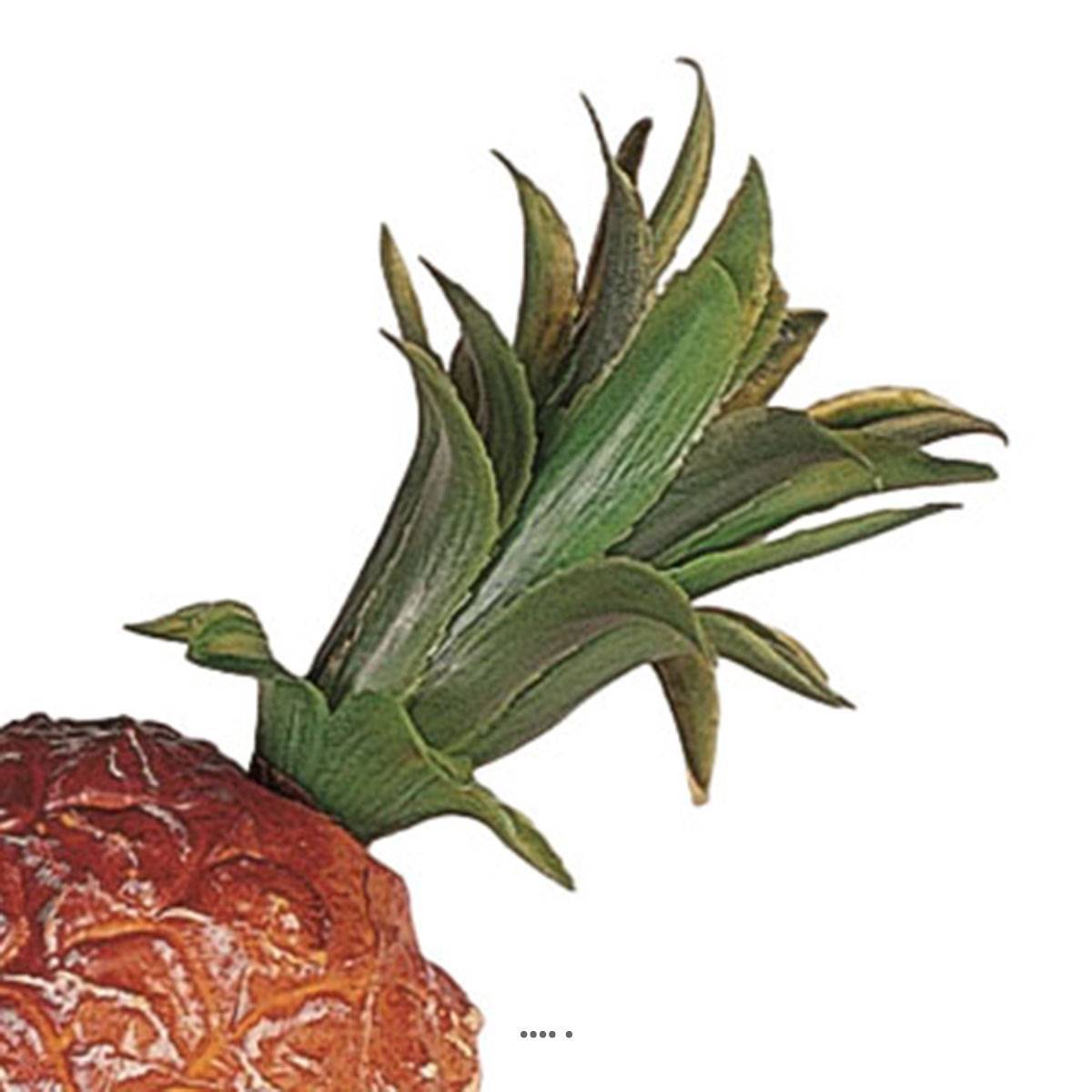 Artificielles - Ananas artificiel petite taille en Plastique soufflé H 210x100 mm - Image 3