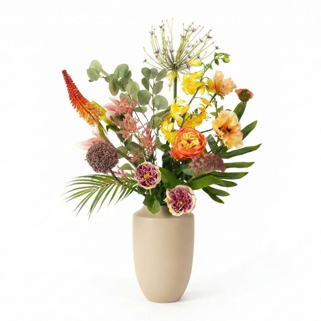 Bouquet de fleurs artificielles chic tropical - 13 tiges - ↕105cm - Plante artificielle - Image 2