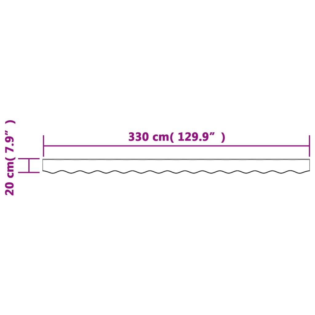 Prolenta Premium - Store banne  Mano rouge  330 X 20 cm  - P87211R - Image 6