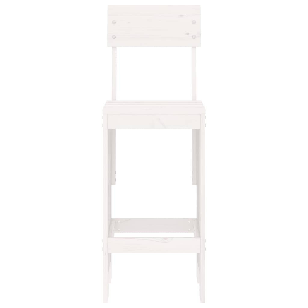 Prolenta Premium - Chaises de jardin bois blanc 40 x 48,5 x 115,5 cm - Prolenta premium p375.2 - Image 3
