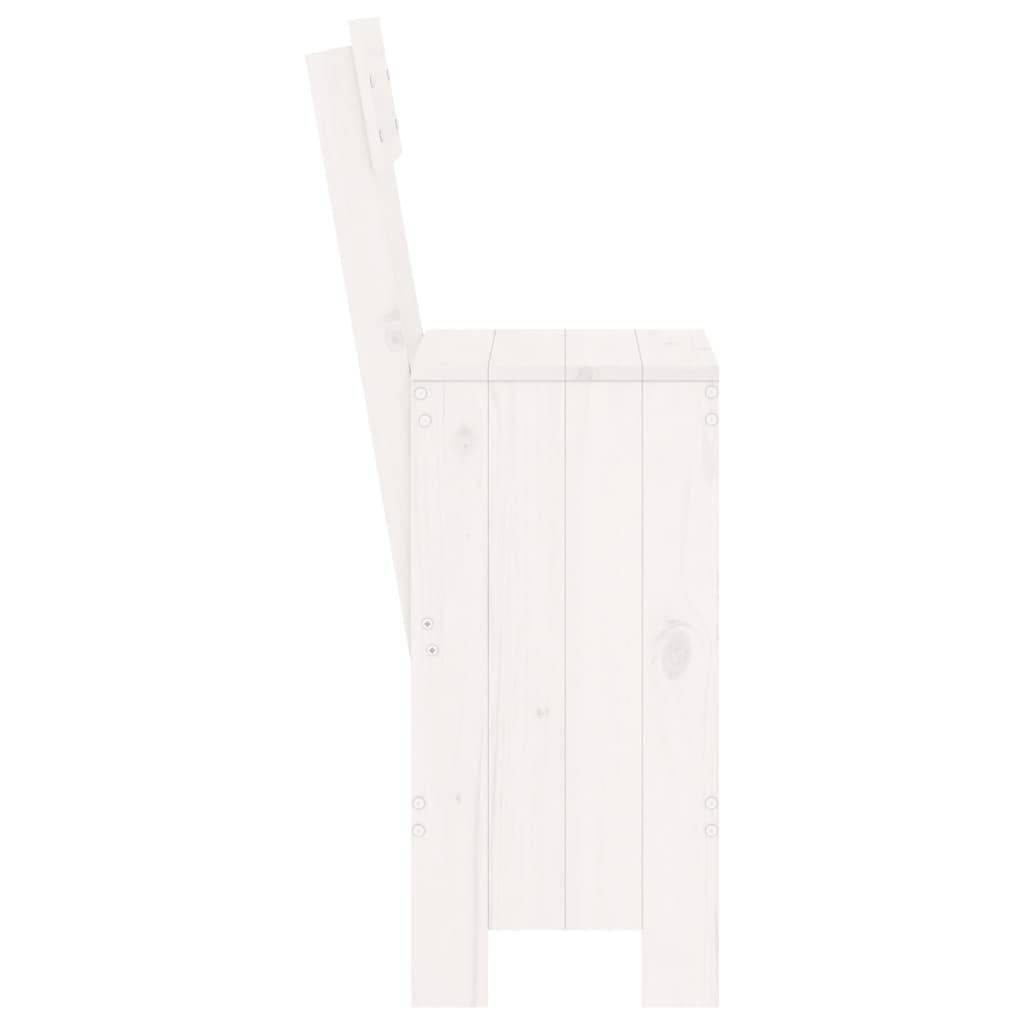Prolenta Premium - Chaises de jardin bois blanc 40 x 48,5 x 115,5 cm - Prolenta premium p375.2 - Image 4