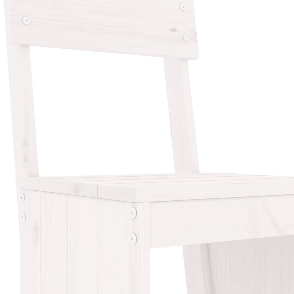 Prolenta Premium - Chaises de jardin bois blanc 40 x 48,5 x 115,5 cm - Prolenta premium p375.2 - Image 6