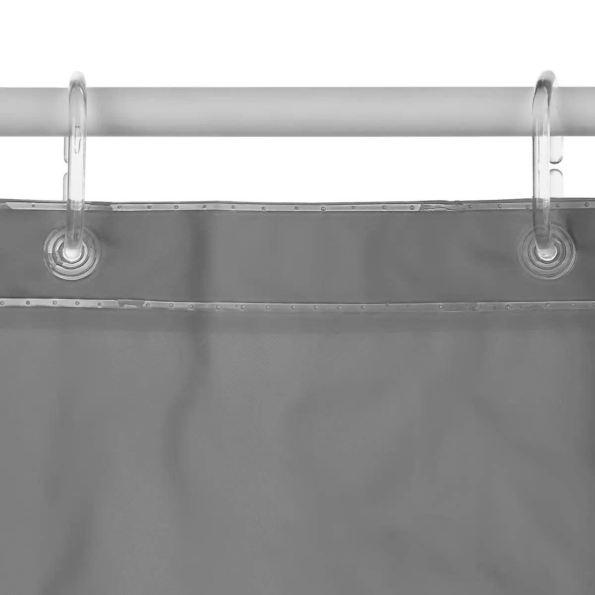 Rideau de Douche "Eva" 180x200cm Gris - Image 2