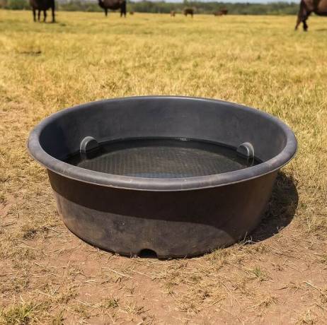 Bac pâturage 400 litres avec rebord extérieur noir - Image 2