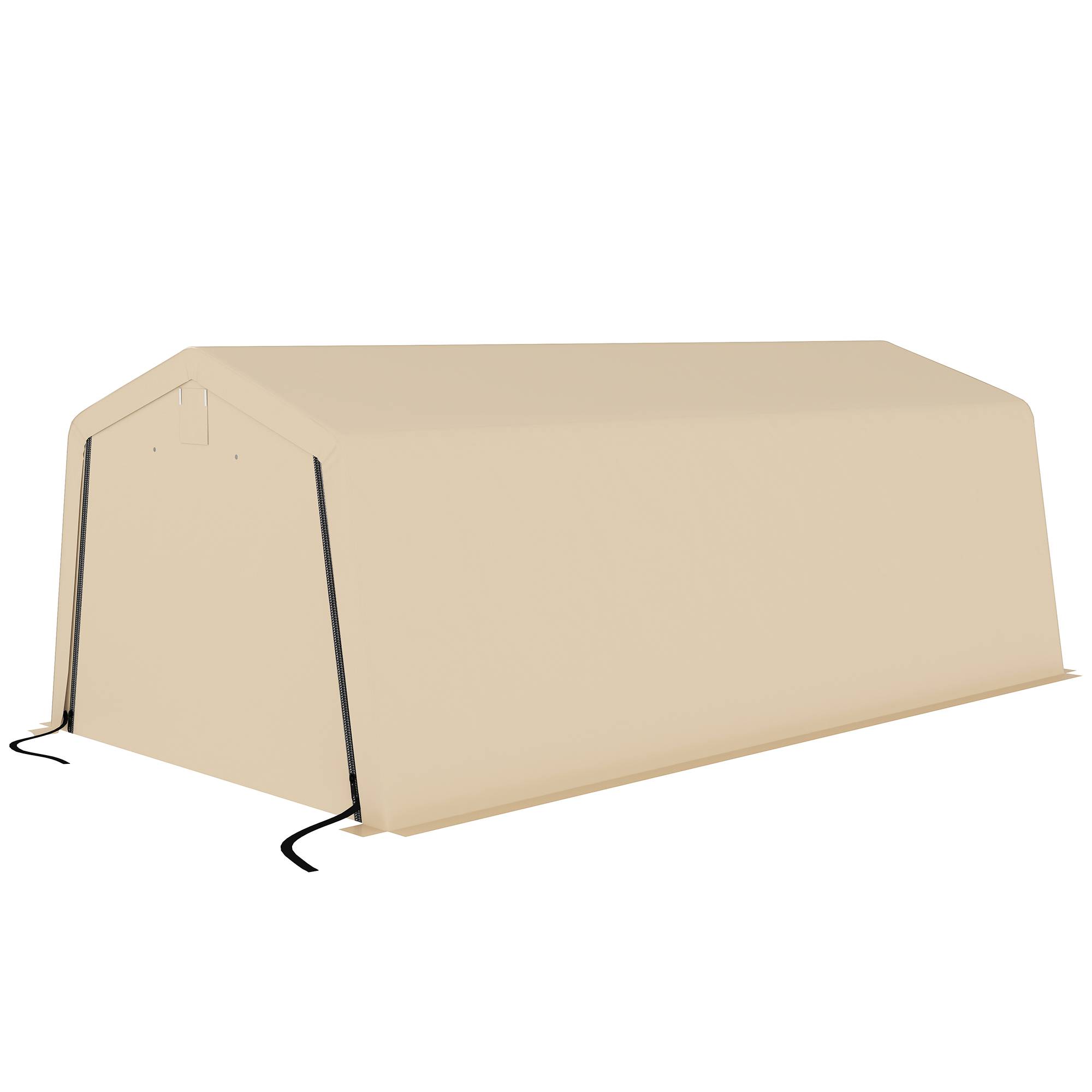 ComfortXL - Carport tente garage acier pour voitures protection anti-UV imperméable 6,2x3,3m - ComfortXL Outdoor Living - Image 2