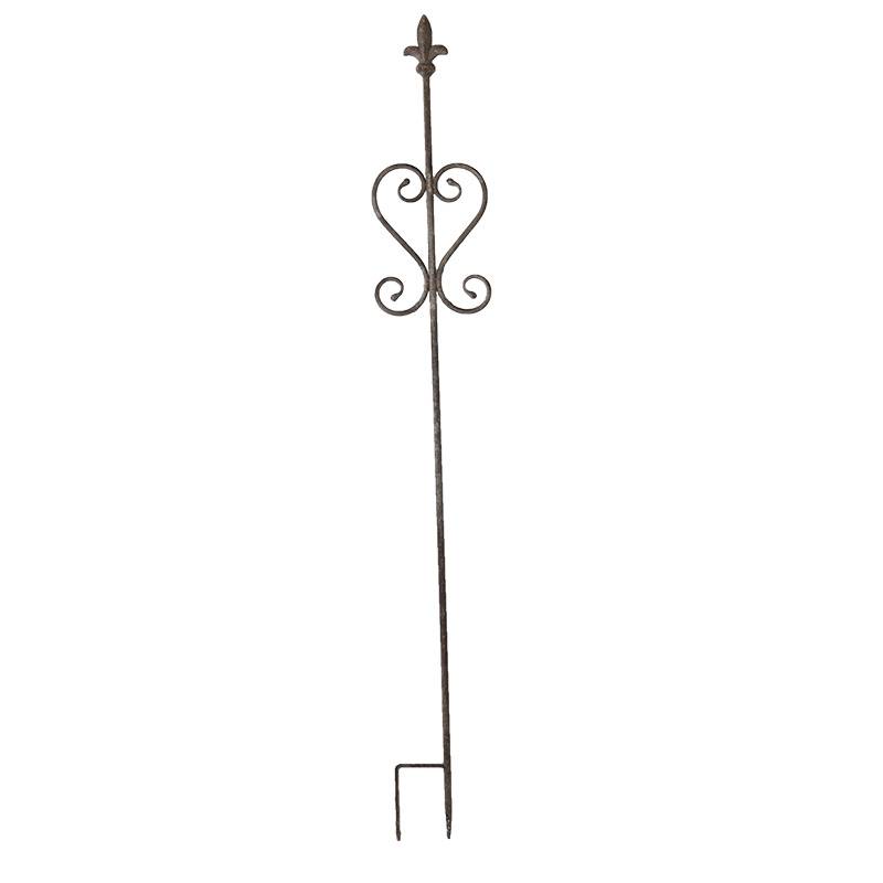 La Grande Prairie - Tuteur jardin romantique fer 17x121cm - Image 1