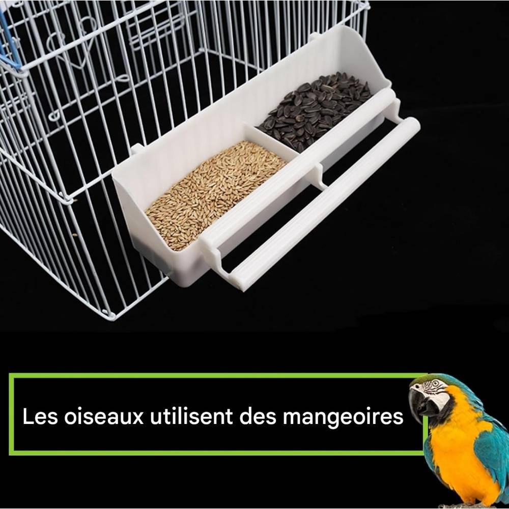 Lot De Quatre Gamelles Mangeoire Pour Oiseaux - Lytech - Image 2