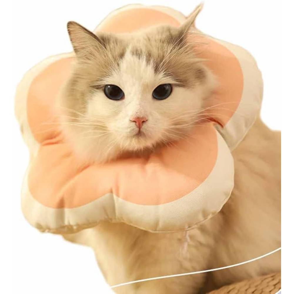 Collier Anti - Morsure Réglable Doux Léger Chats Rose XS - Image 2