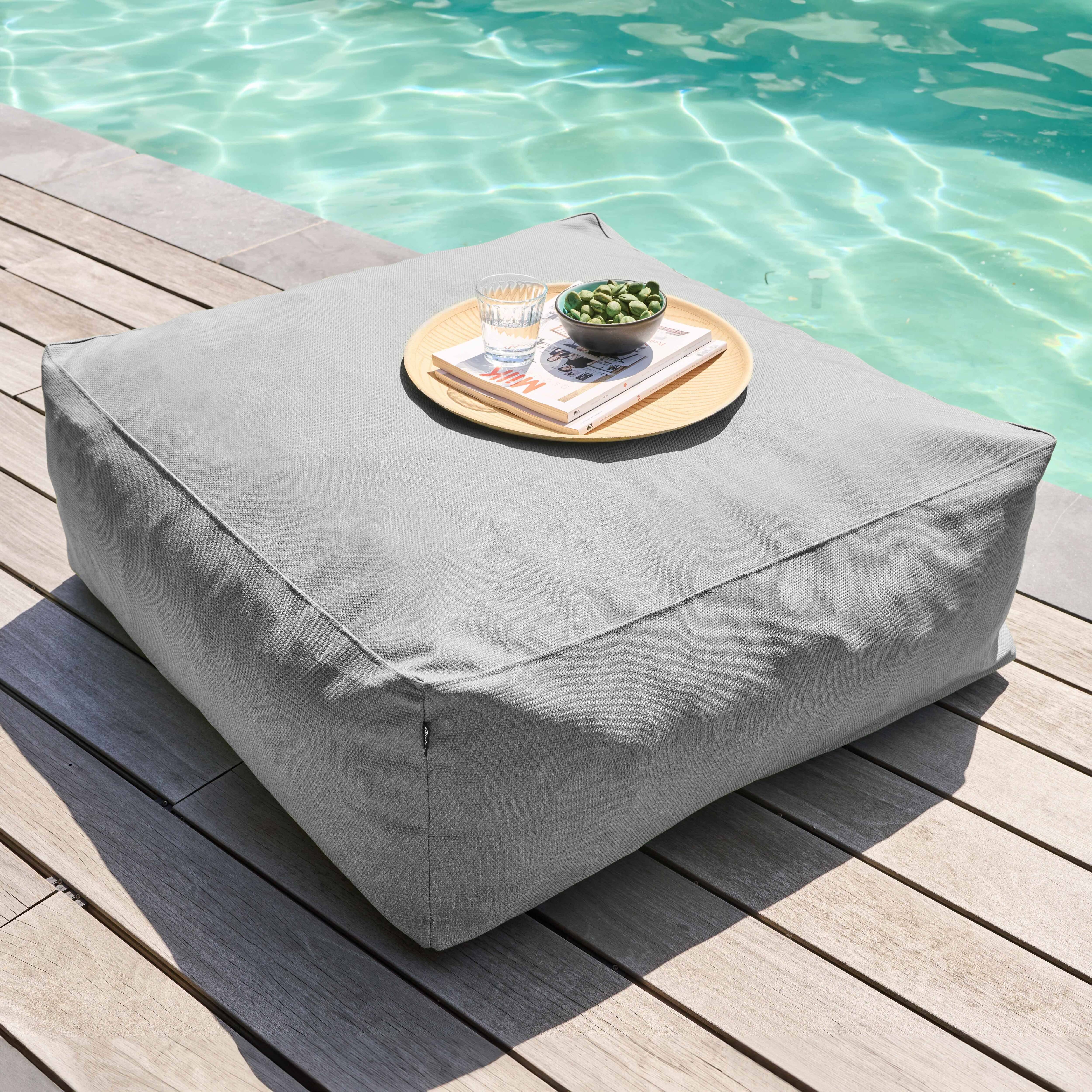 Oviala - Canapé de jardin modulable 4 places gris Mixi - Oviala - Image 5