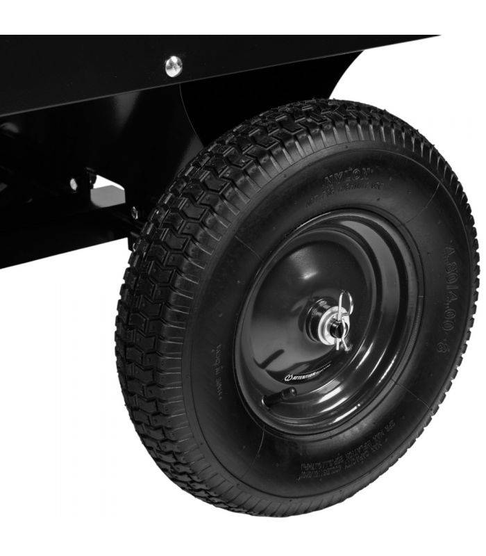 Remorque basculante 150 kg pour tracteur tondeuse, benne acier – TEXAS 90053034 - Image 9