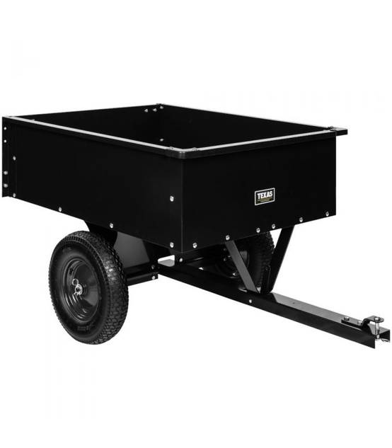Remorque basculante 150 kg pour tracteur tondeuse, benne acier – TEXAS 90053034 - Image 3