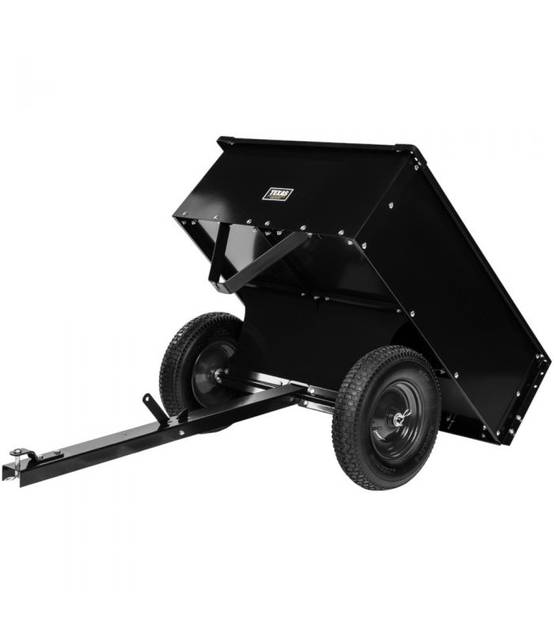 Remorque basculante 150 kg pour tracteur tondeuse, benne acier – TEXAS 90053034 - Image 2