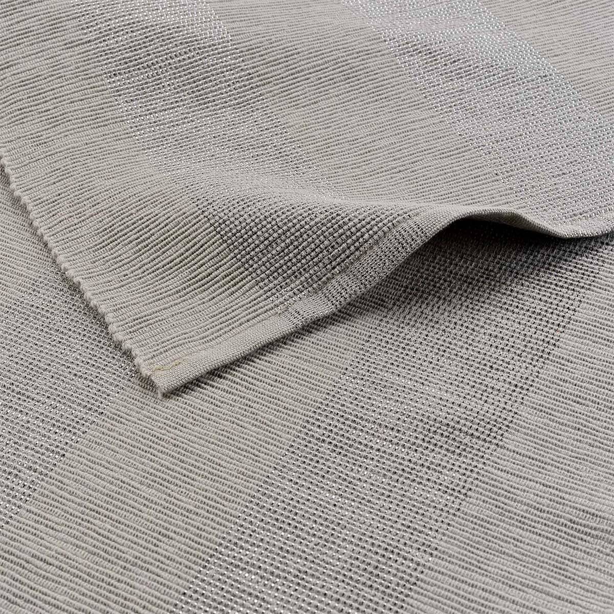 Chemin de Table en Coton "Eldora" 40x140cm Taupe - Image 2