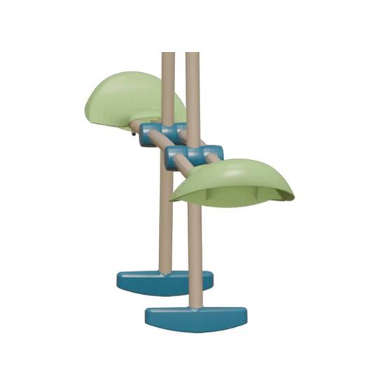 Station de jeux bois 2,30 m Topwood TUTTI 2 - 6 enfants - Image 4