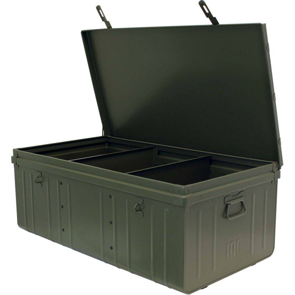 Pierre Henry - Cantine de rangement en acier Premium 100 cm kaki 175 l - Image 4