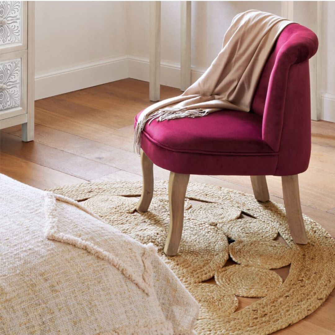 Atmosphera - Tapis rond en jute ajouré - ATMOSPHERA - Image 3