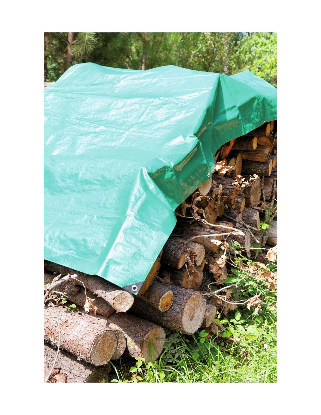 Cap Vert - Bâche Professionnelle Renforcée 2x8m 200g/m² - Capvert