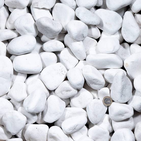 RO'MA Nature - Galet Blanc Pur 40-60 mm - Lot de 20 sacs de 20 kg (4 m²) - RO'MA NATURE - Image 2