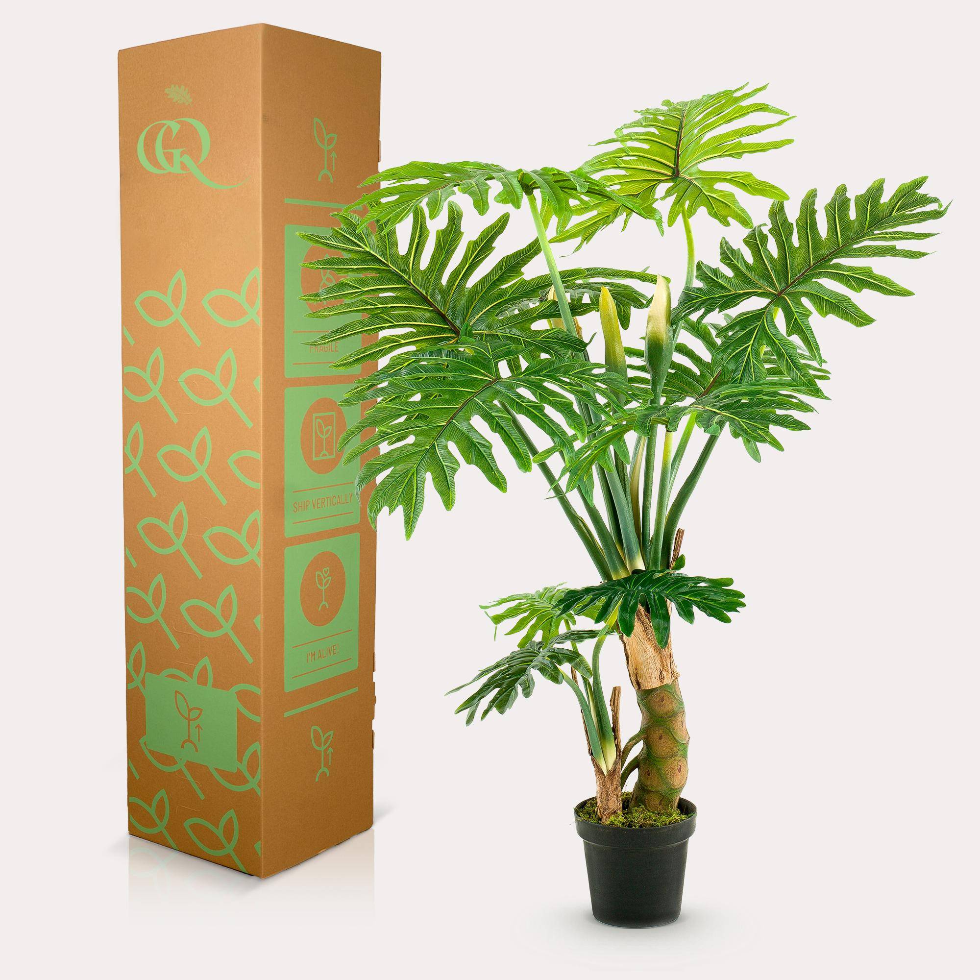 La Green Touch - Philodendron plante artificielle - h130cm, Ø14cm- La Green Touch - Image 4