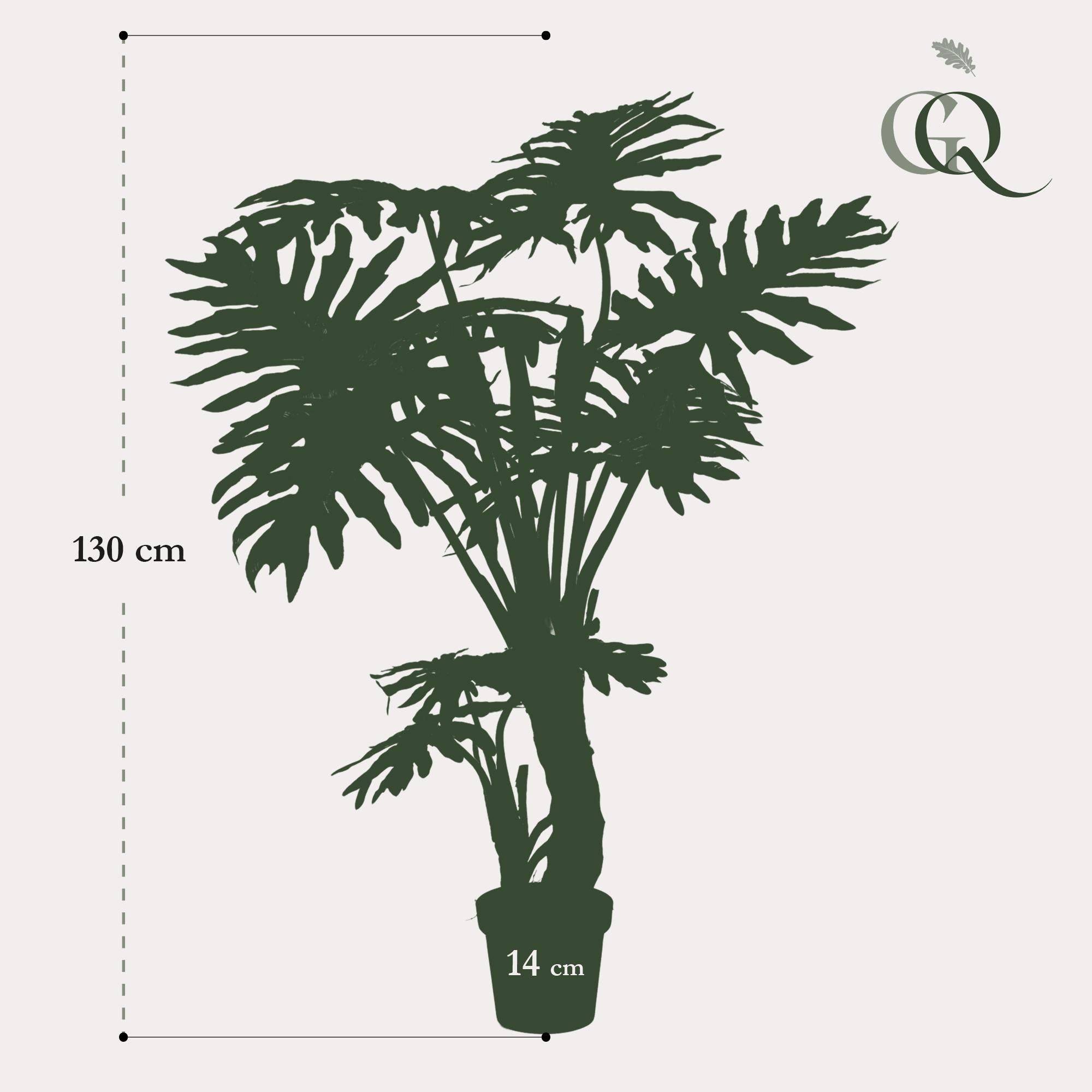 La Green Touch - Philodendron plante artificielle - h130cm, Ø14cm- La Green Touch - Image 5