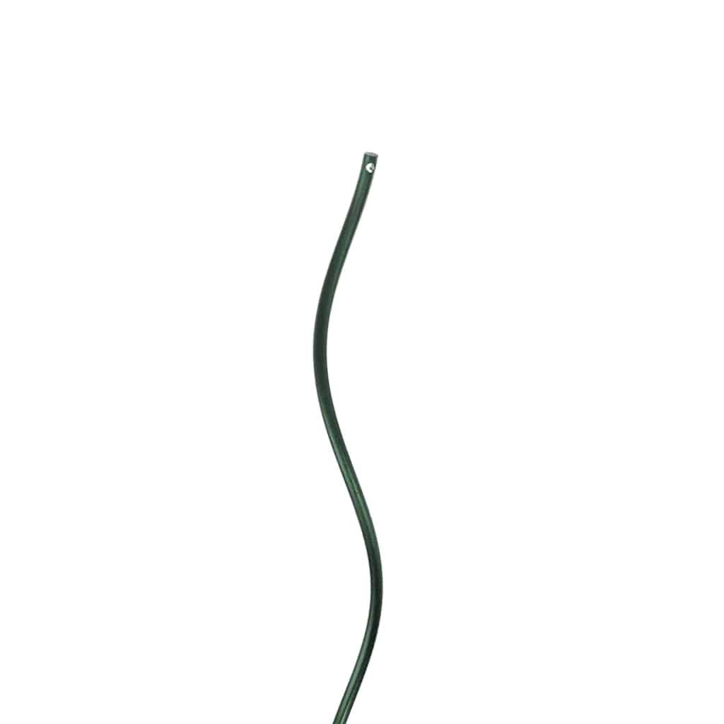 Helloshop26 - Lot de 20 supports de plante spiral minimaliste extérieur 110 x 0.6 x 0.6 cm en acier vert - Image 6