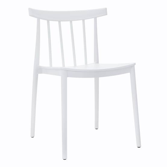 Oviala - Chaise de terrasse en polypropylène blanche Lisboa - Oviala - Image 1