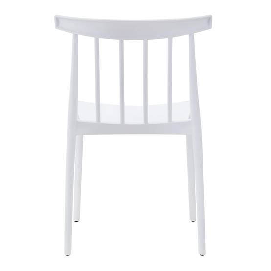 Oviala - Chaise de terrasse en polypropylène blanche Lisboa - Oviala - Image 4