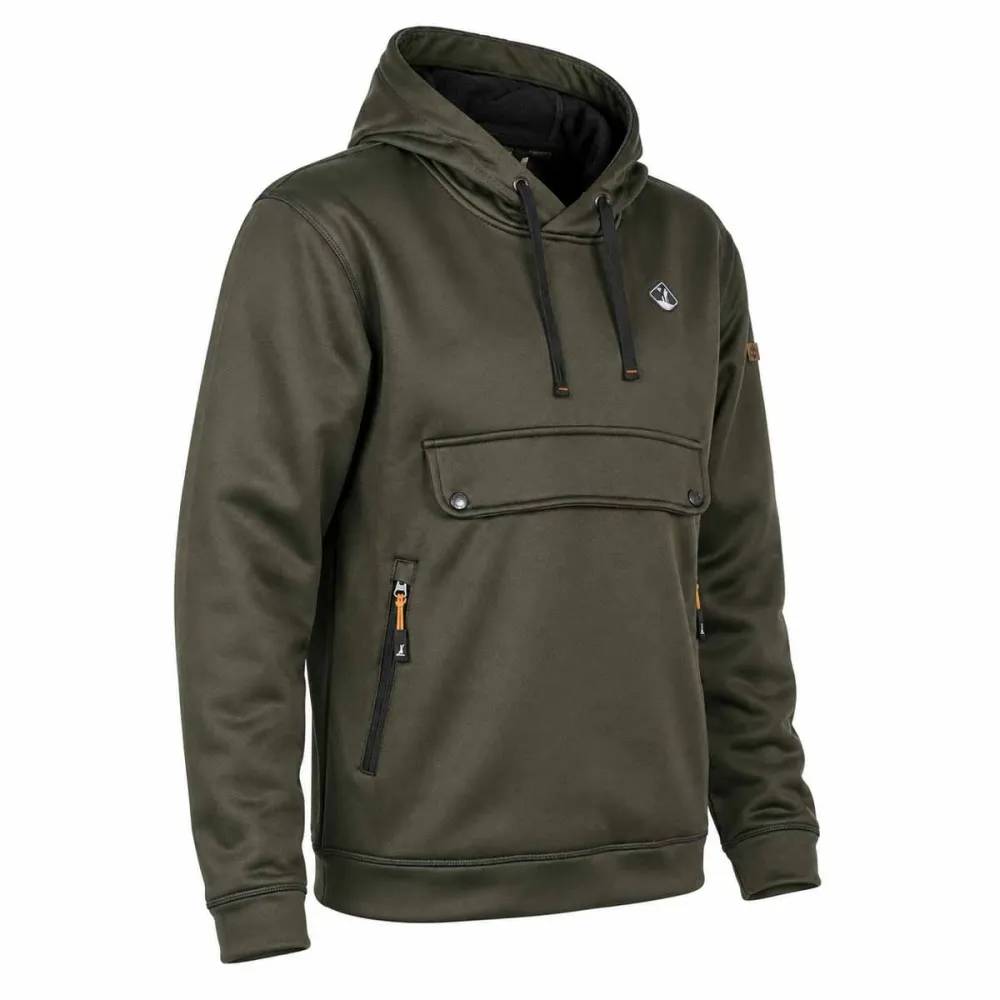 Sweat à capuche kaki Percussion doublé polaire Percussion Taille 2XL - Image 3