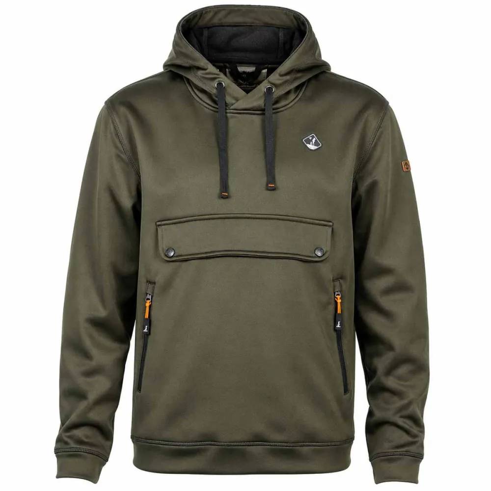 Sweat à capuche kaki Percussion doublé polaire Percussion Taille 2XL - Image 1