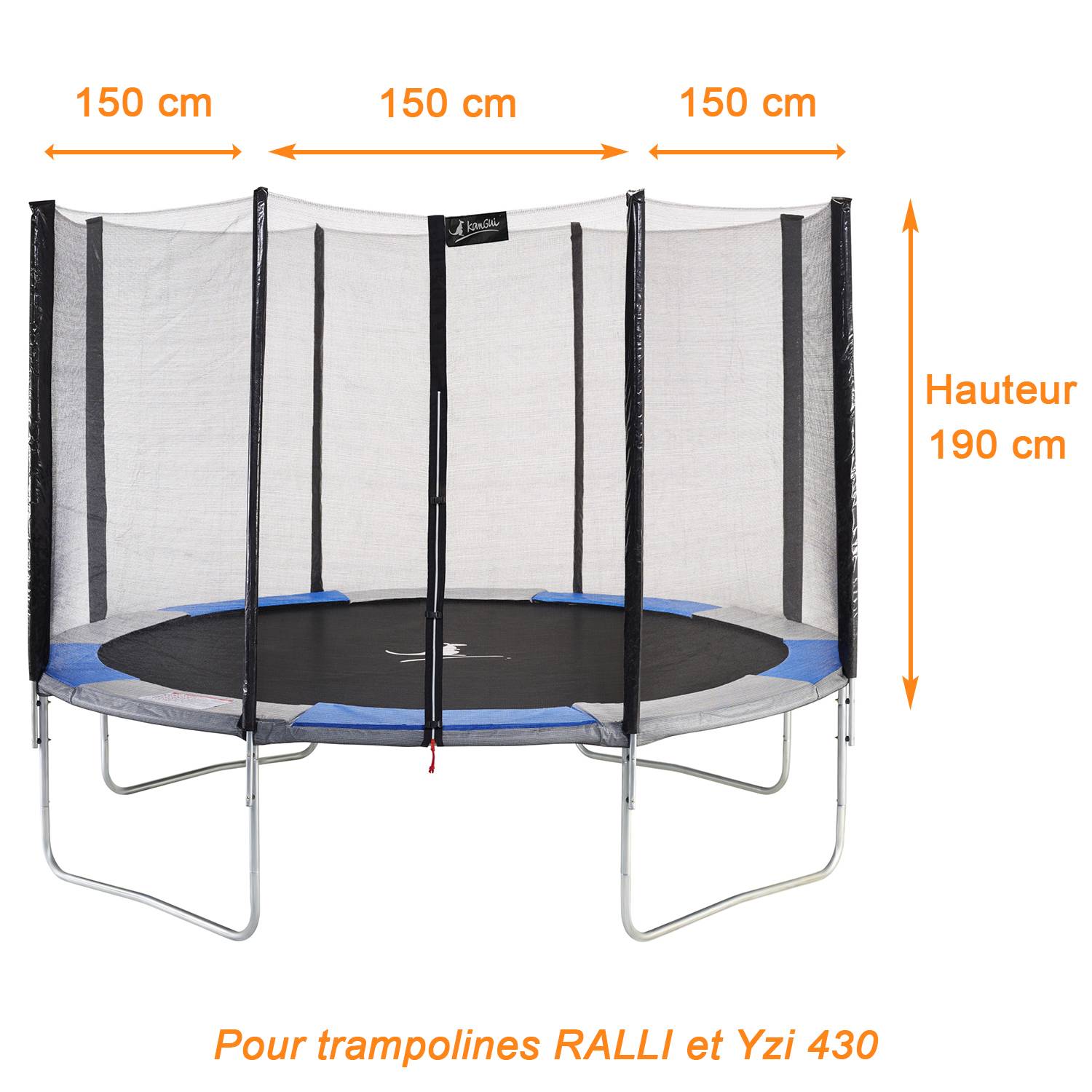 Kangui - Filet de sécurité Ø 430 cm pour trampoline Kangui - Image 4