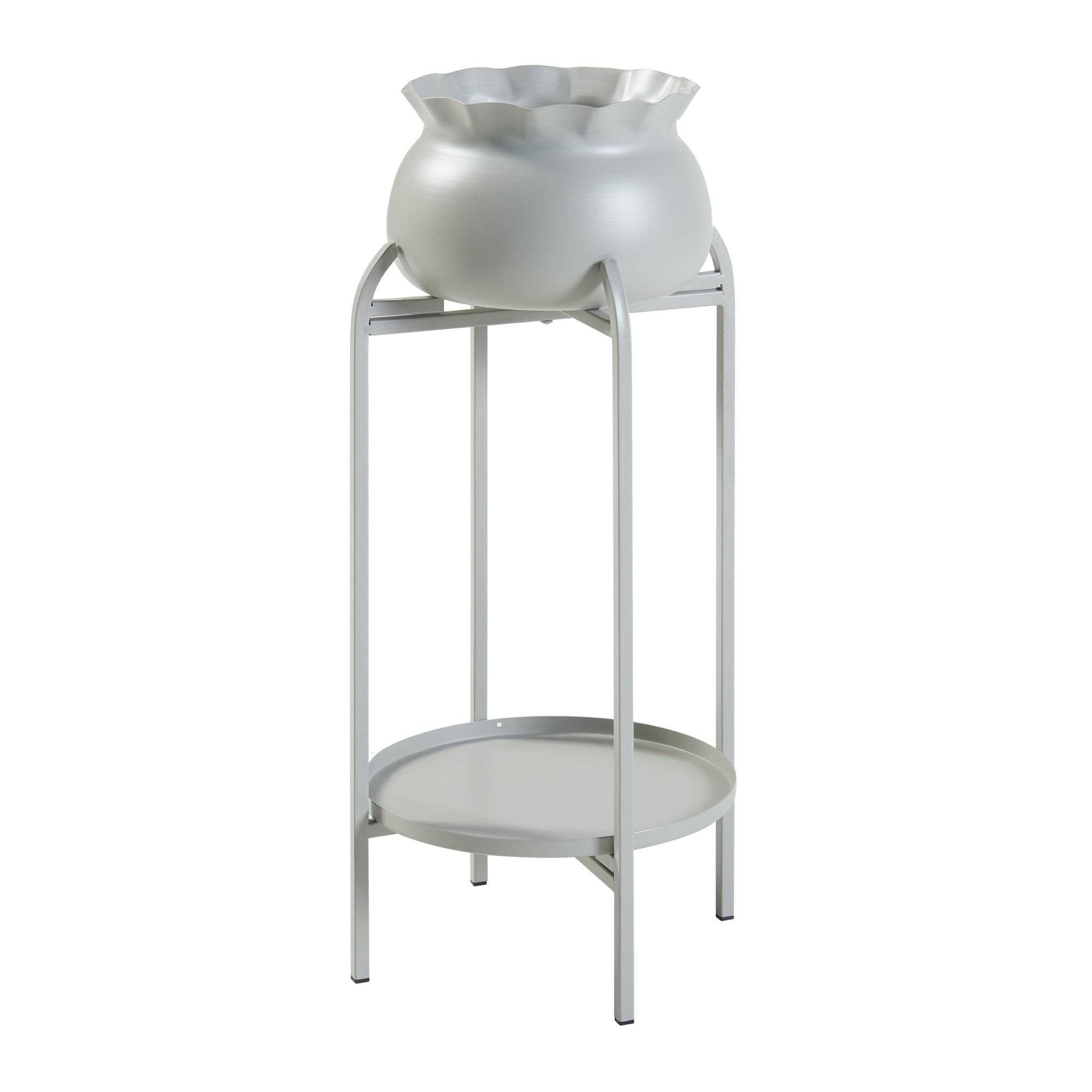 Helloshop26 - Porte-plantes style intemportel support 81 x 40 x 40 cm beige - Image 1