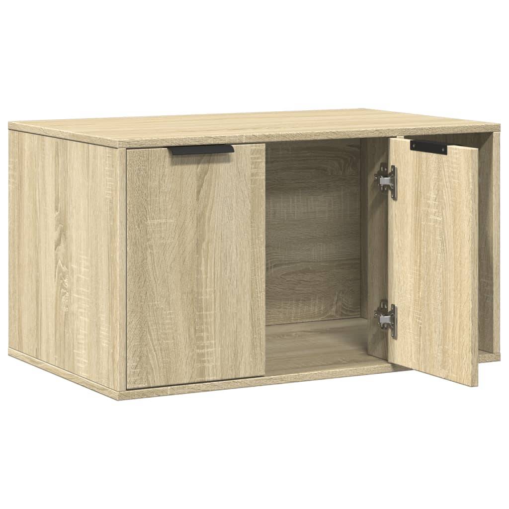 Vidaxl - Meuble de bac à litière pour chat chêne sonoma bois ingénierie vidaXL 857735 - Image 5