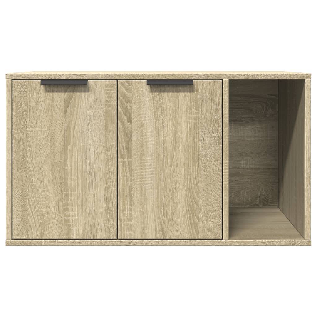 Vidaxl - Meuble de bac à litière pour chat chêne sonoma bois ingénierie vidaXL 857735 - Image 6