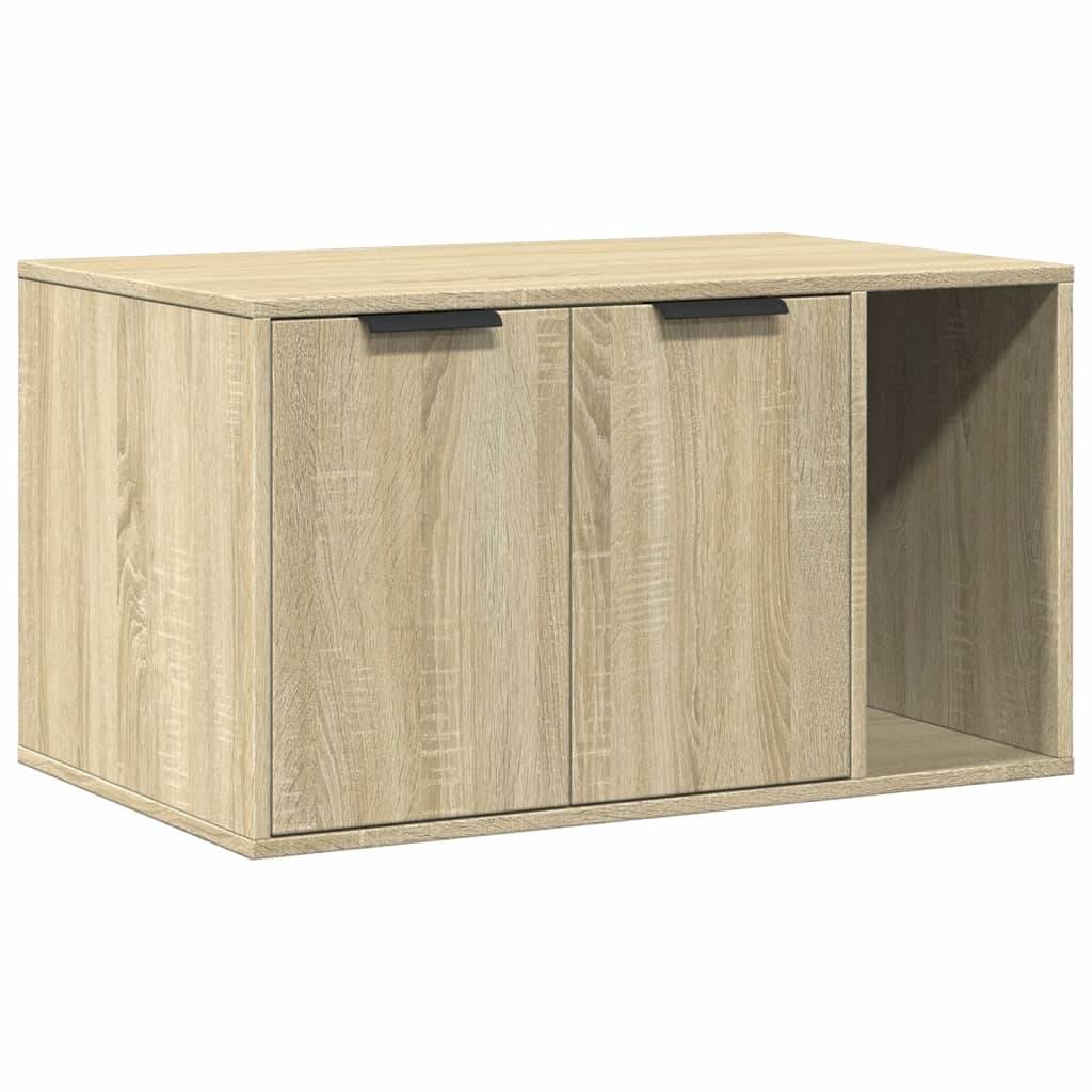 Vidaxl - Meuble de bac à litière pour chat chêne sonoma bois ingénierie vidaXL 857735 - Image 2