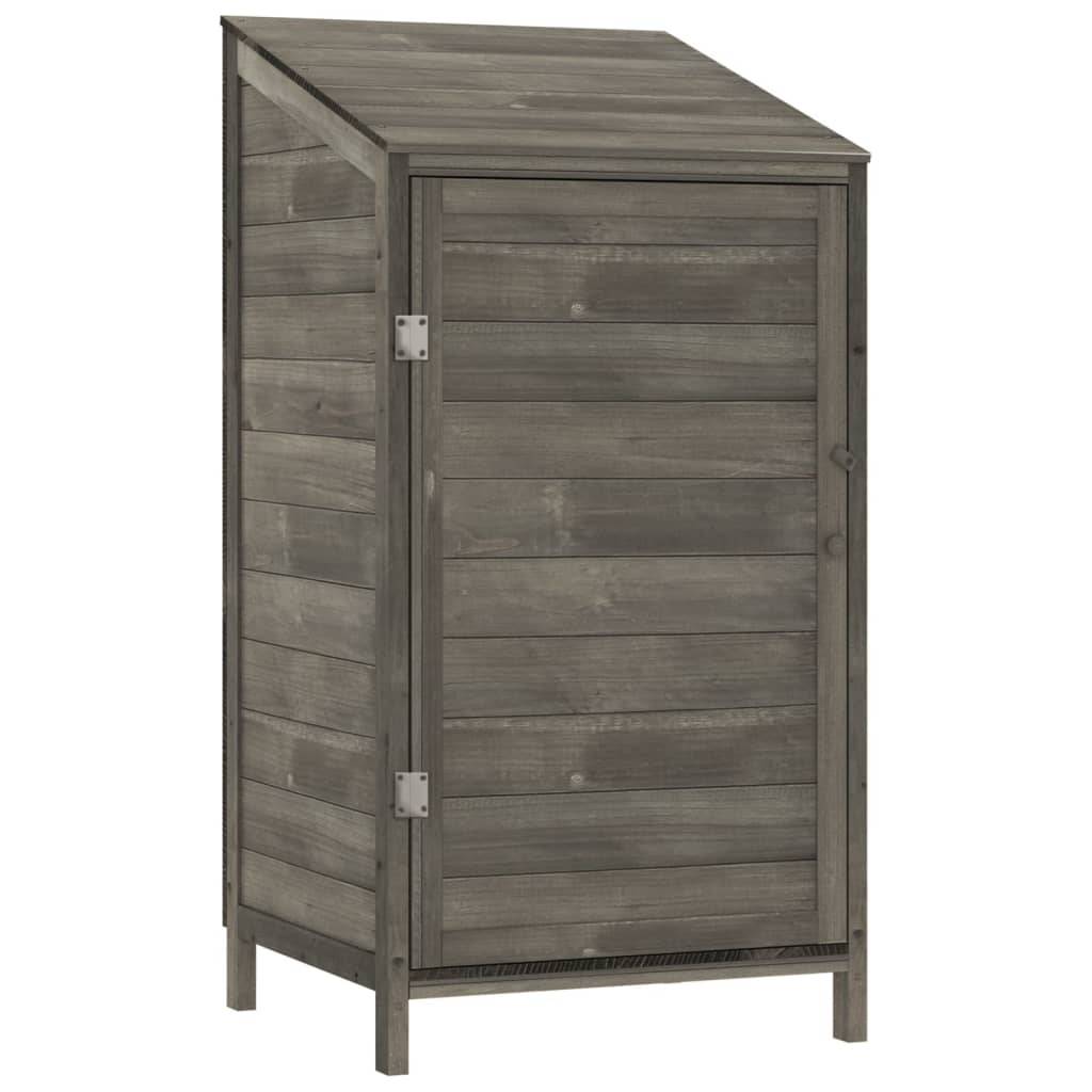 Maison Chic - Abri de jardin 0.29m² - Cabane de jardin - Remise de jardin Anthracite 55x52x112 cm Bois de sapin solide MP669 MAISON CHIC - Image 1