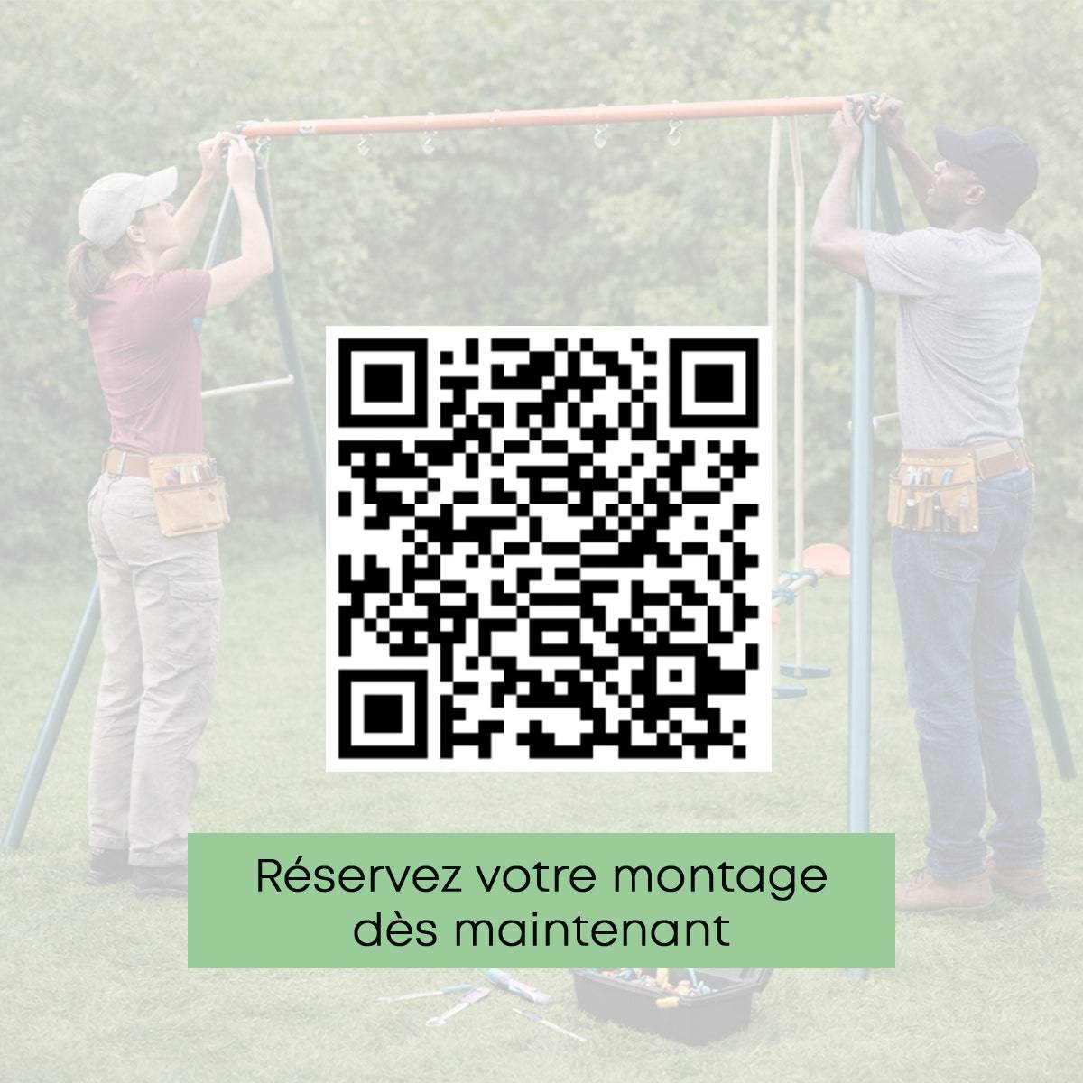 Balancelle métal TRIGANO 1 enfant hauteur 1.90 m avec siège sécurisé pour jeux extérieurs dans votre jardin - Image 5