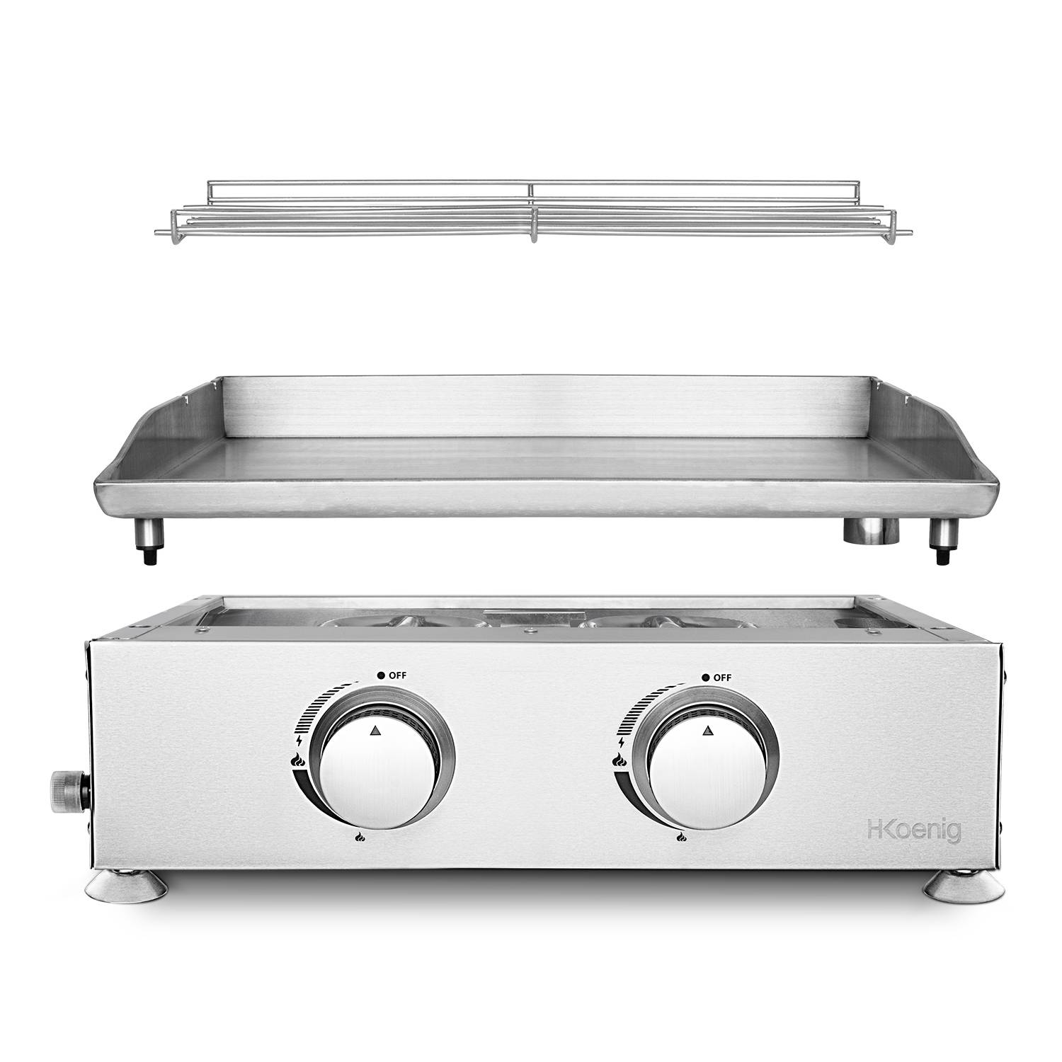 H.Koenig - Plancha 2 brûleurs en U - PLX920 H.Koenig - Image 4