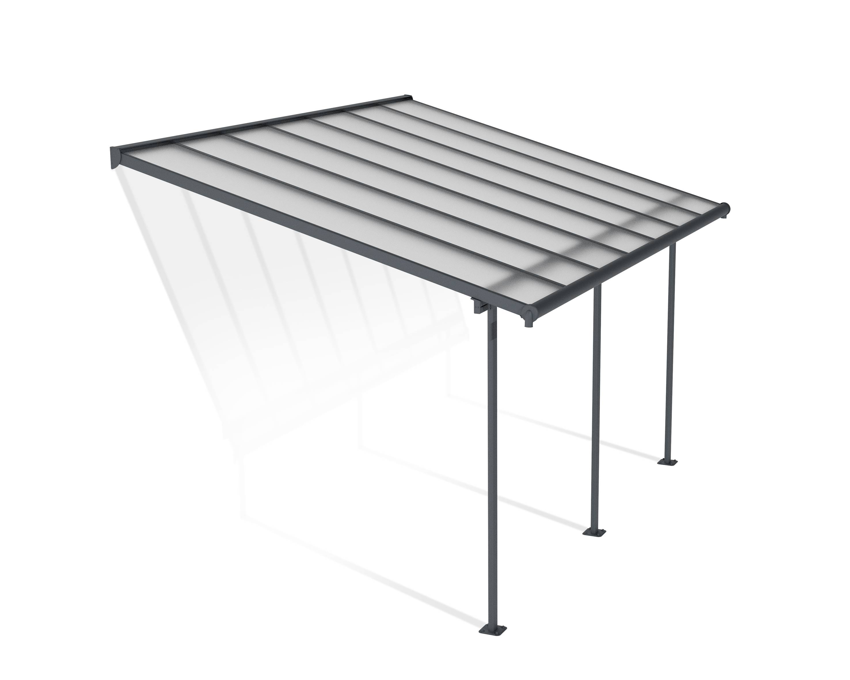 Canopia - Canopia Pergola Sierra 3X4,3 Grise - Image 1