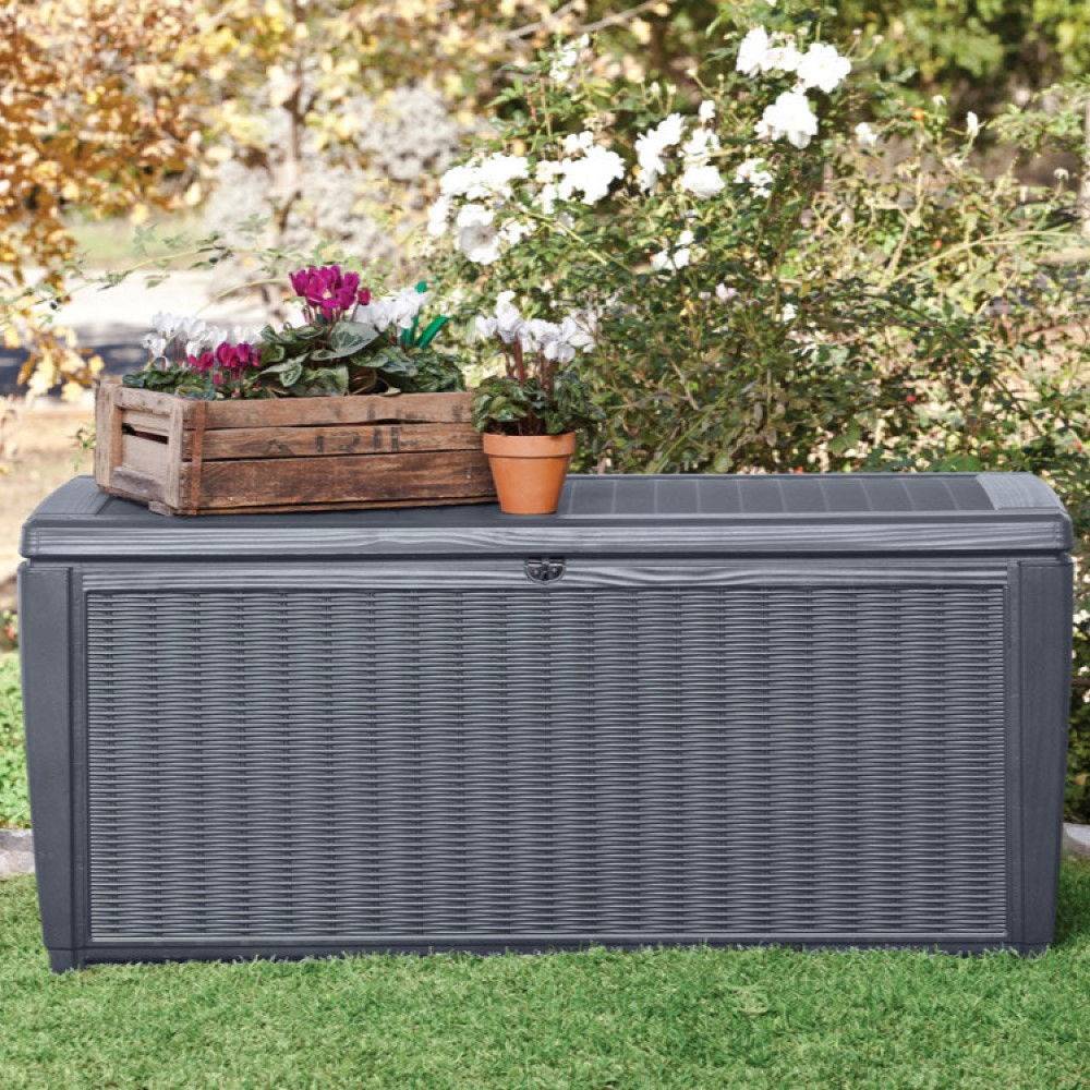 Keter - Coffre de jardin SUMATRA en résine - gris anthracite - 511 litres Keter - Image 2