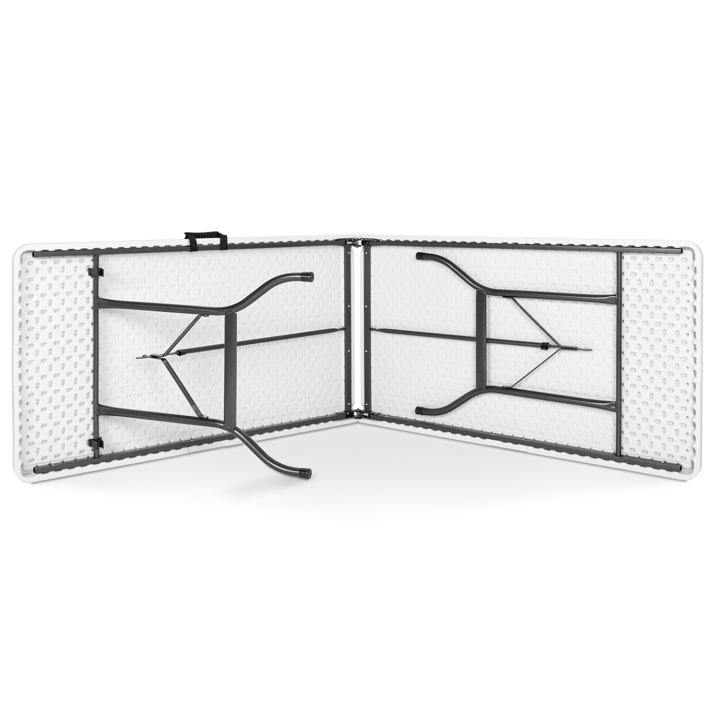 Table pliante d'appoint portable 180 cm et 2 bancs pliables pour camping ou réception - Image 7