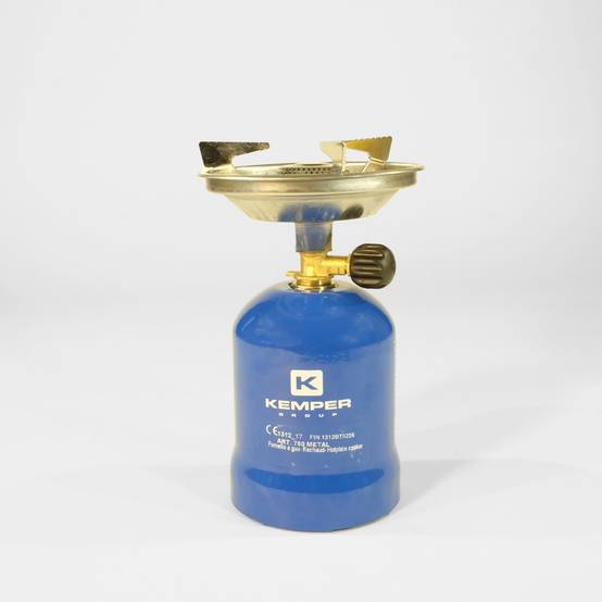 Réchaud à gaz 2200W Coque Acier + 4 cartouches de gaz 190g - Réchaud de camping portable & Léger KEMPER - Image 6