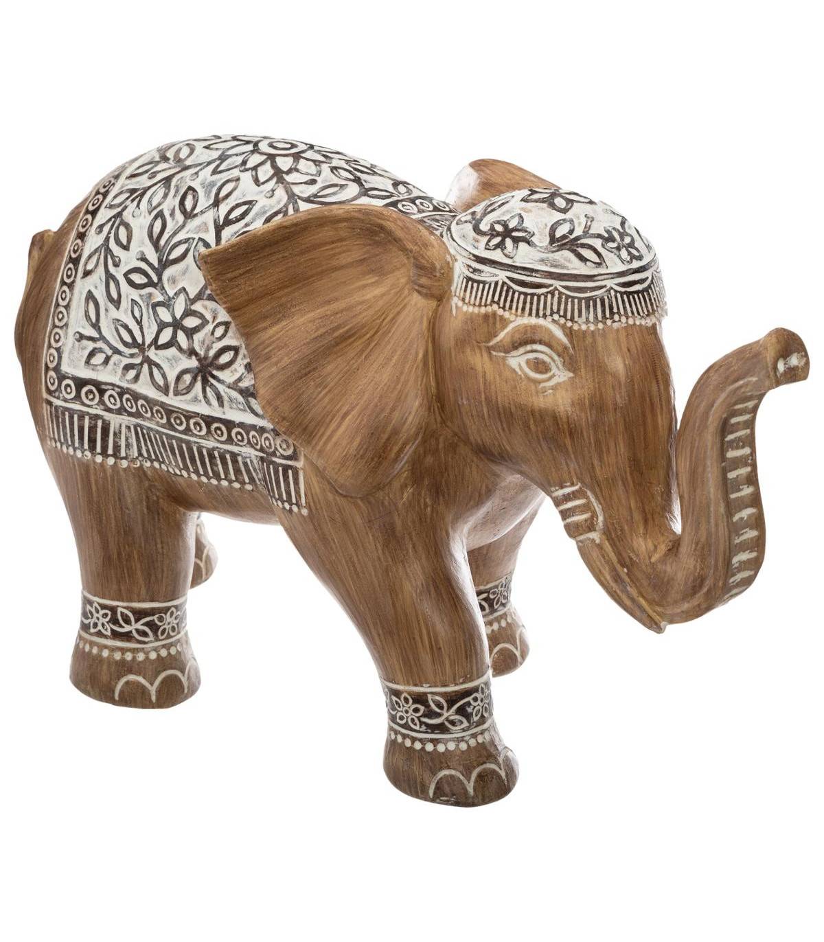 Éléphant décoratif en Résine L 39 cm - Image 1