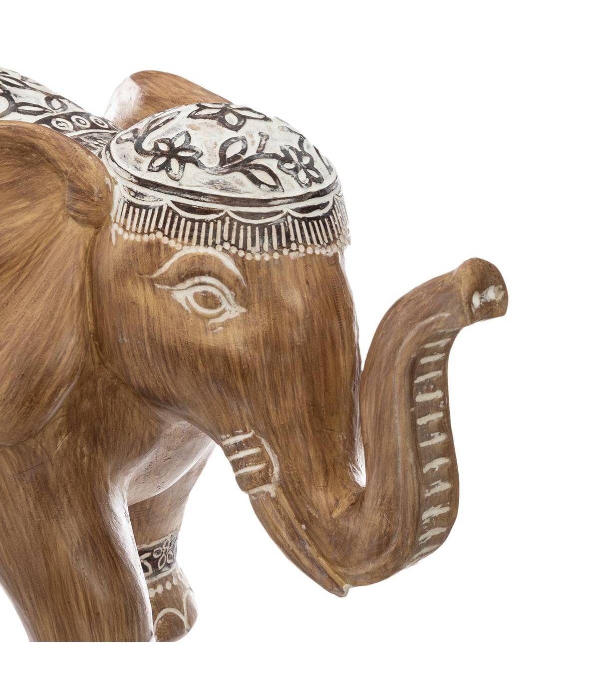 Éléphant décoratif en Résine L 39 cm - Image 2