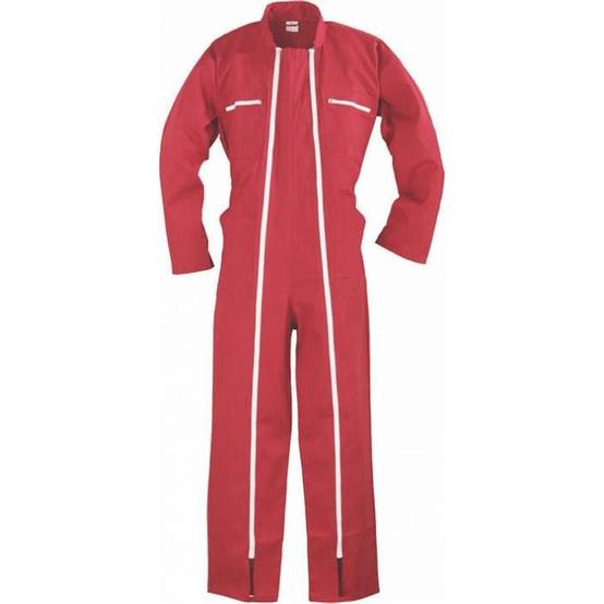 Combinaison double zip Coverguard Factory Rouge M
